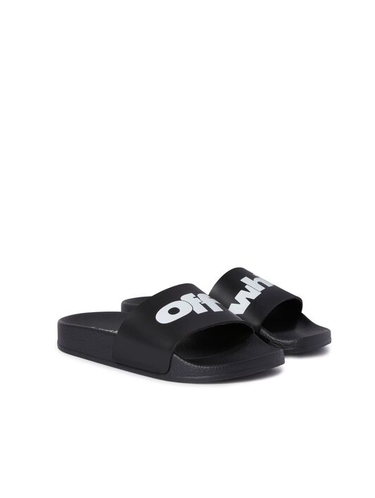 OFF WHITE Slides Con Logo NERO OBIC001S25MAT001