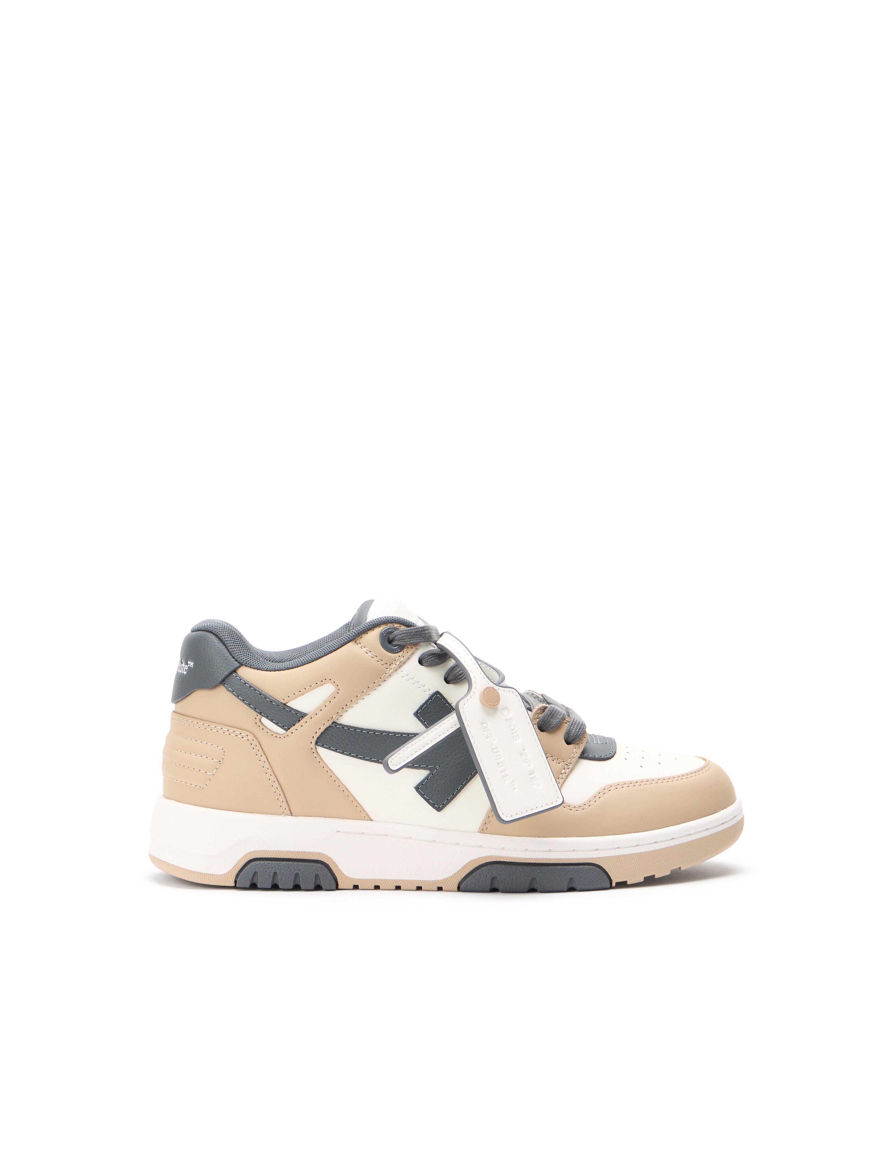 OFF WHITE Out Of Office Sneakers BEIGE - DARK GREY OWIA259S26LEA003