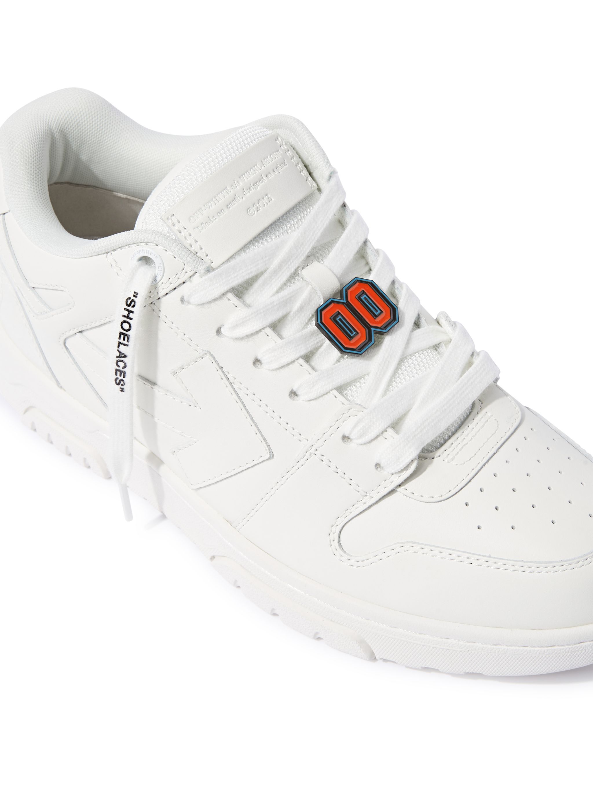 OFF WHITE Red/Black Zero-Zero Dubrae Charm BLACK OMZF001T25MET00C