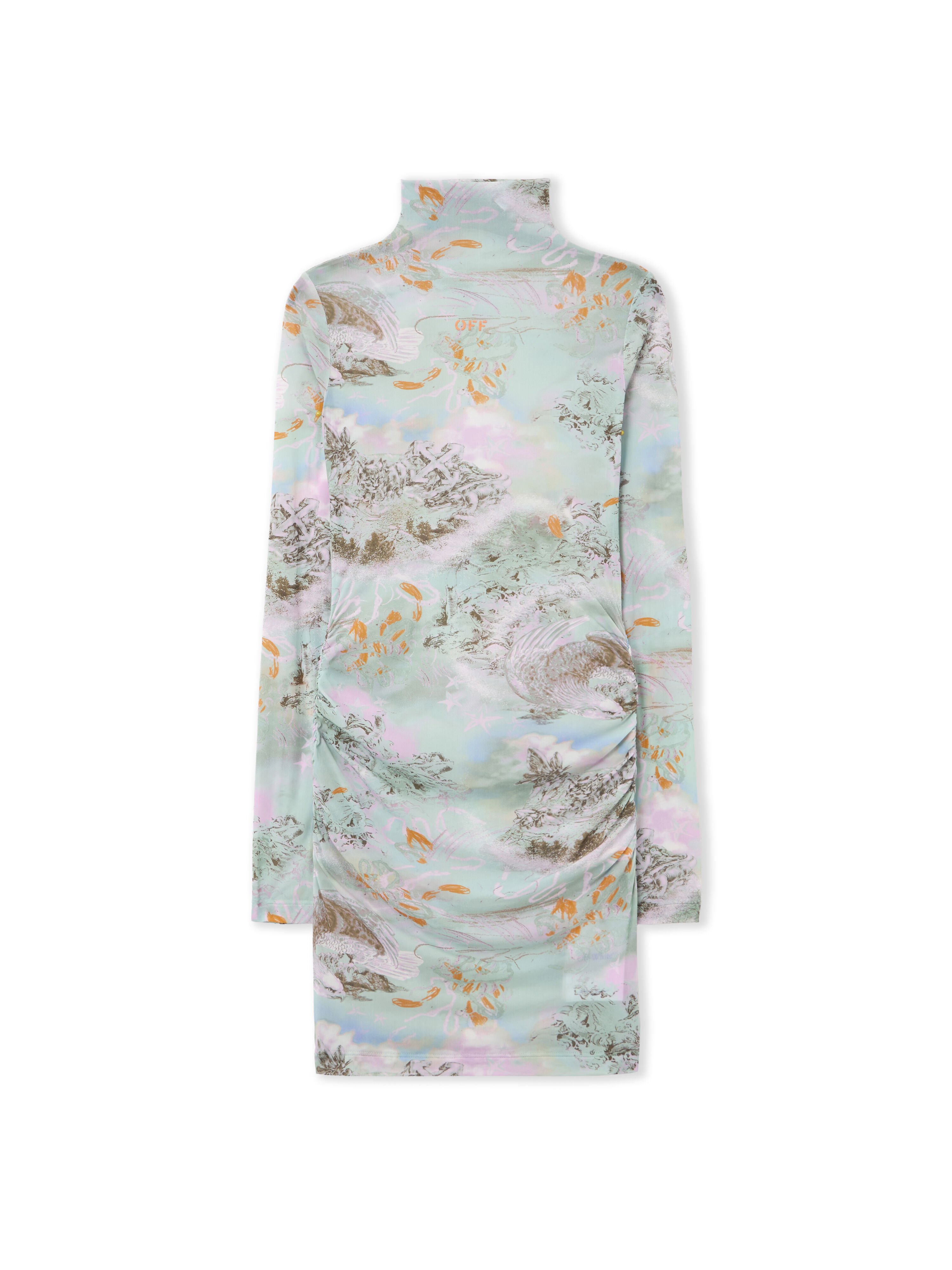 OFF WHITE Light Jersey Storytel Dress Storytelling-Persimmon Orange 2DB55TS26JER001