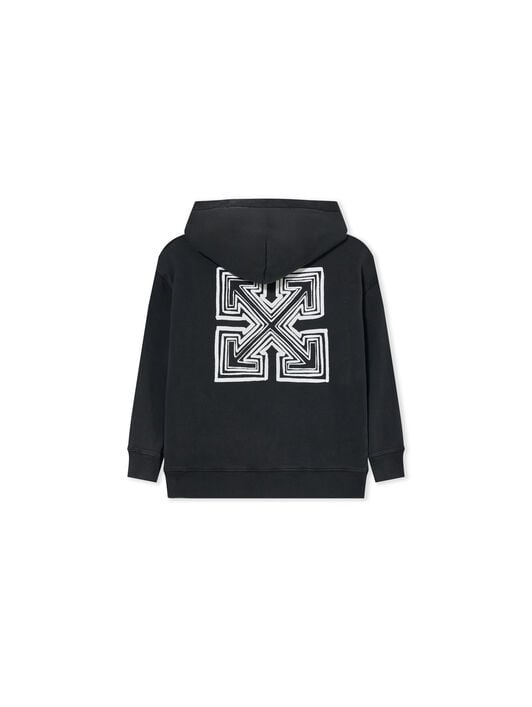Arrow Monogram Zip-Up Hoodie OFF WHITE Arrow Monogram Zip-Up Hoodie BLACK 44BBE001F26F004
