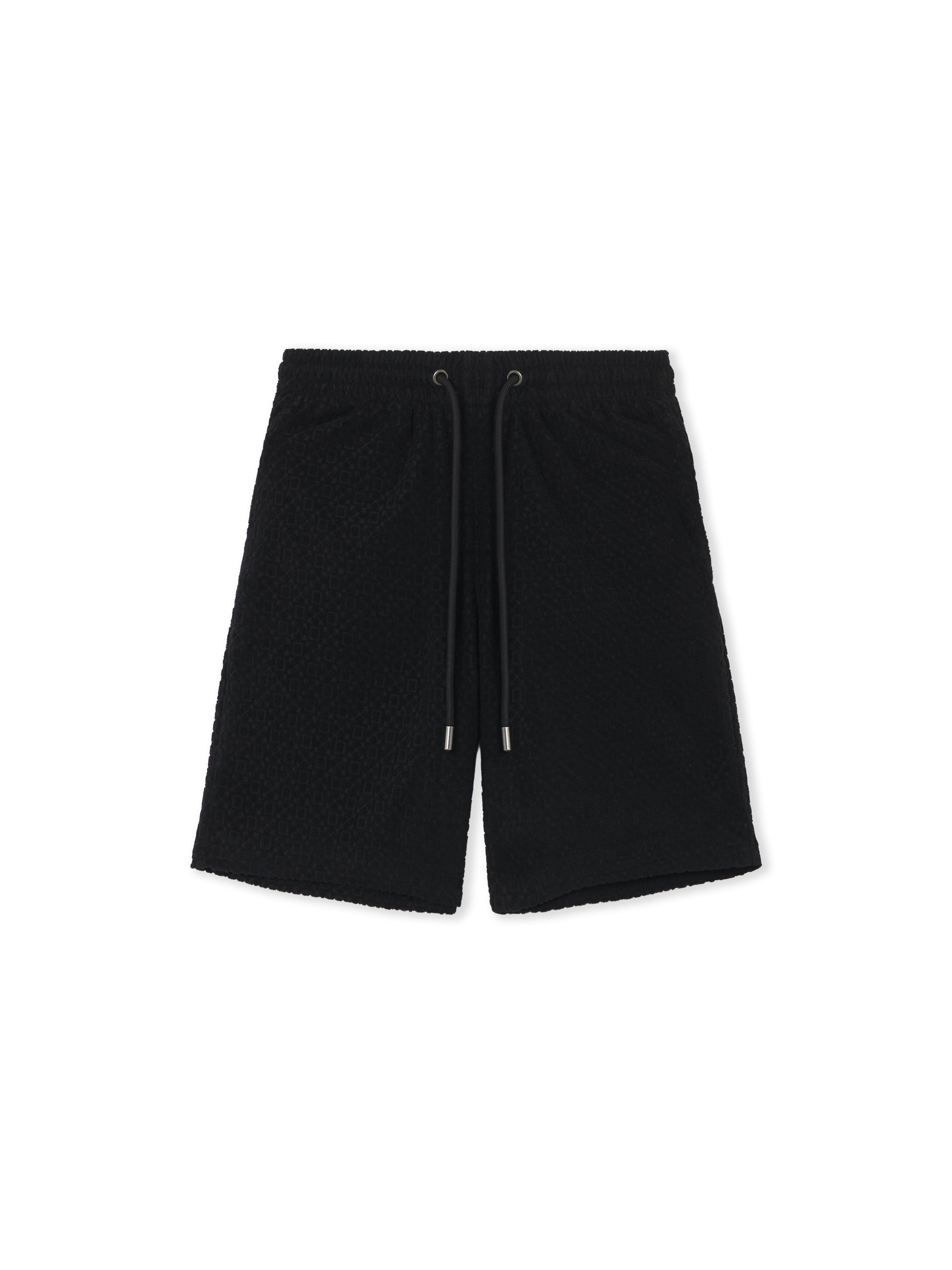 OFF WHITE Towel Terry Shorts BLACK 44MKB074F5001