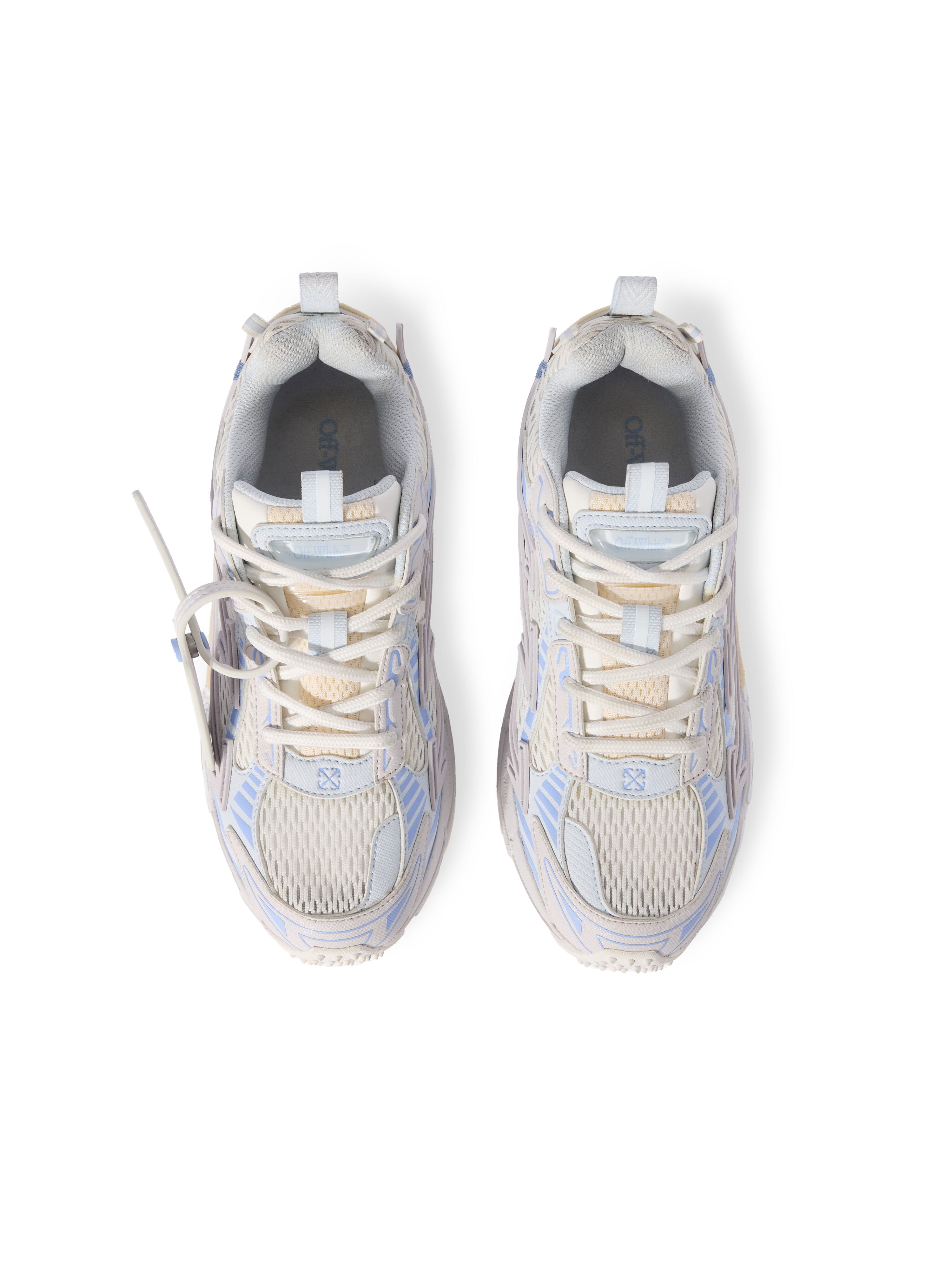 OFF WHITE Be Right Back Sneakers OPTICAL WHITE - LIGHT GREY OWIA289F25FAB001