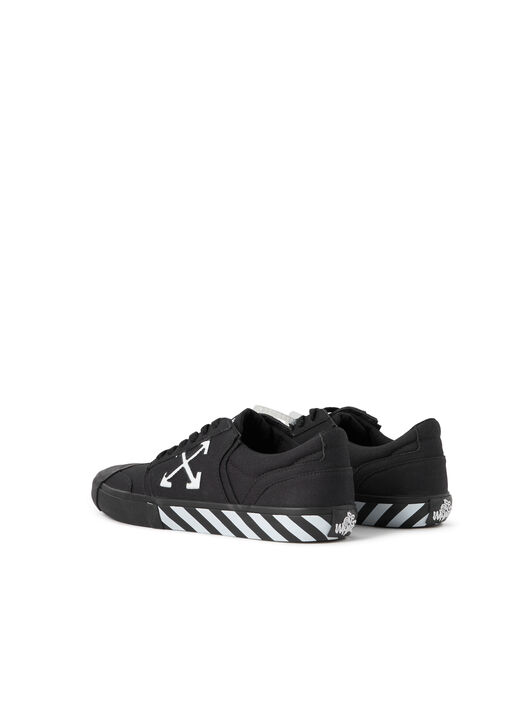 OFF WHITE Vulcanized Undercut Sneakers BLACK - WHITE OMIA2A2F25FAB001