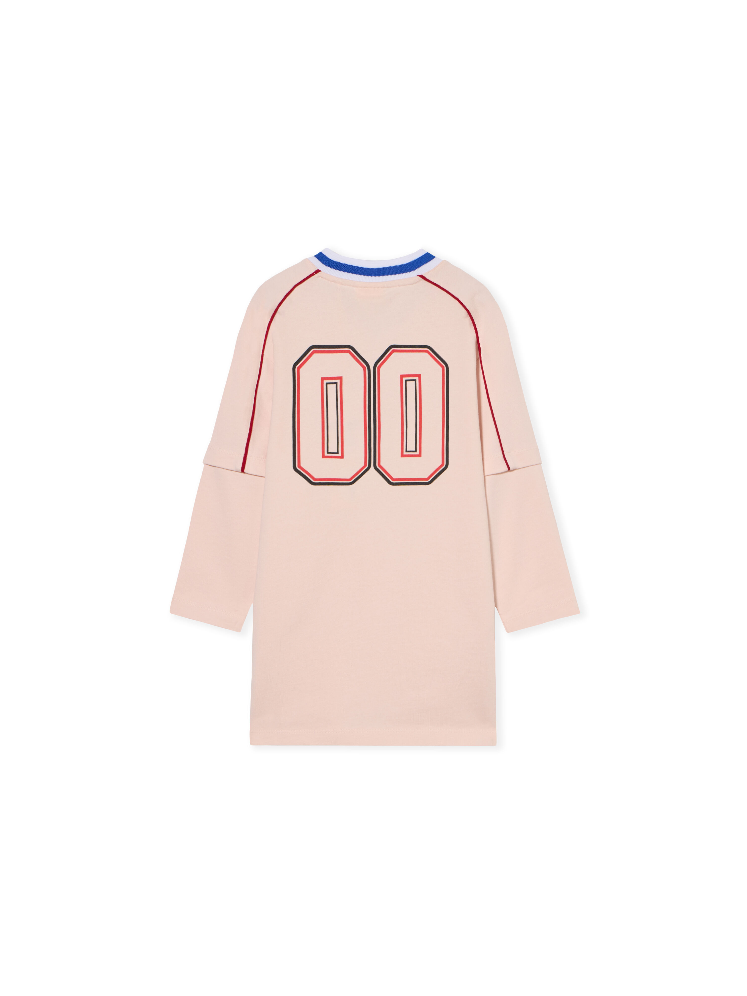 OFF WHITE Soccer Track Double-Layer Dress SOFT PINK - RED OGDH006F25JER001