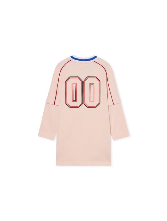 Soccer Track Double-Layer Dress OFF WHITE Soccer Track Double-Layer Dress SOFT PINK - RED OGDH006F25JER001