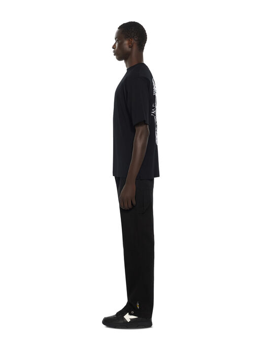 Scribble Narciso Skate Short Sleeve T-Shirt OFF WHITE Scribble Narciso Skate Short Sleeve T-Shirt BLACK 44MAA120F26J017