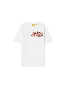 OFF WHITE Graffiti Short Sleeve T-Shirt WHITE 44GAA001F26J004