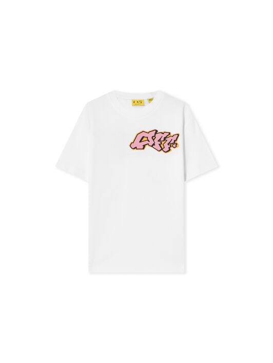 Graffiti Short Sleeve T-Shirt OFF WHITE Graffiti Short Sleeve T-Shirt WHITE 44GAA001F26J004