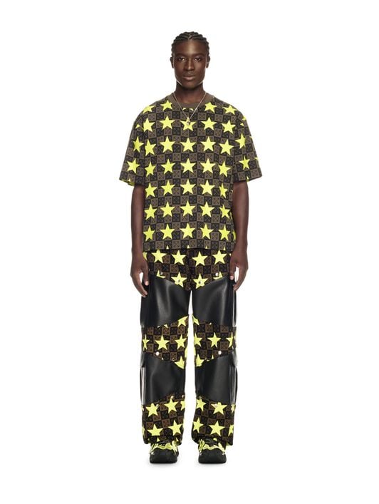 Stars All Over Skate S/S Tee OFF WHITE Stars All Over Skate S/S Tee GREEN OMAA120W24JER001