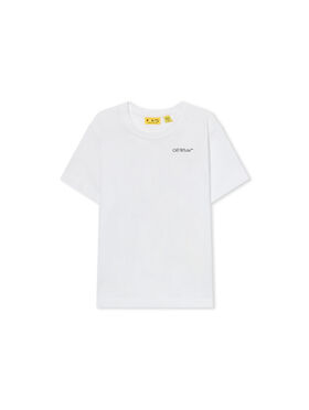 OFF WHITE Arrow Acrylic Tee S/S WHITE 44BAA002S26J008