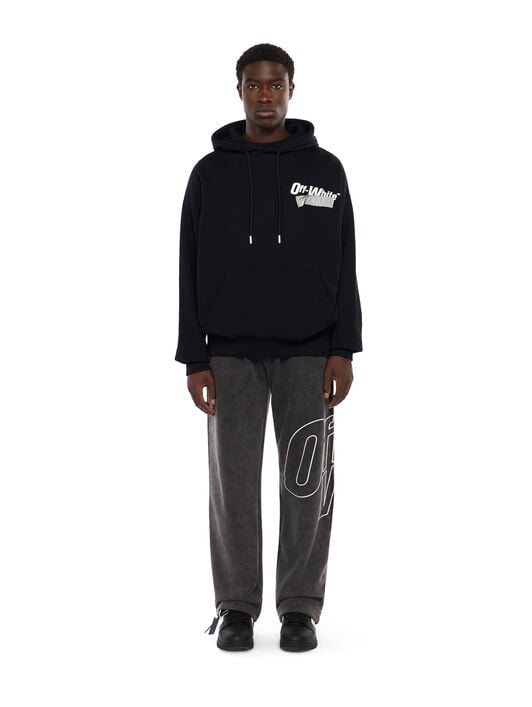 Cupid Tape Skate Hoodie OFF WHITE Cupid Tape Skate Hoodie BLACK - WHITE OMBB085F25FLE00Y