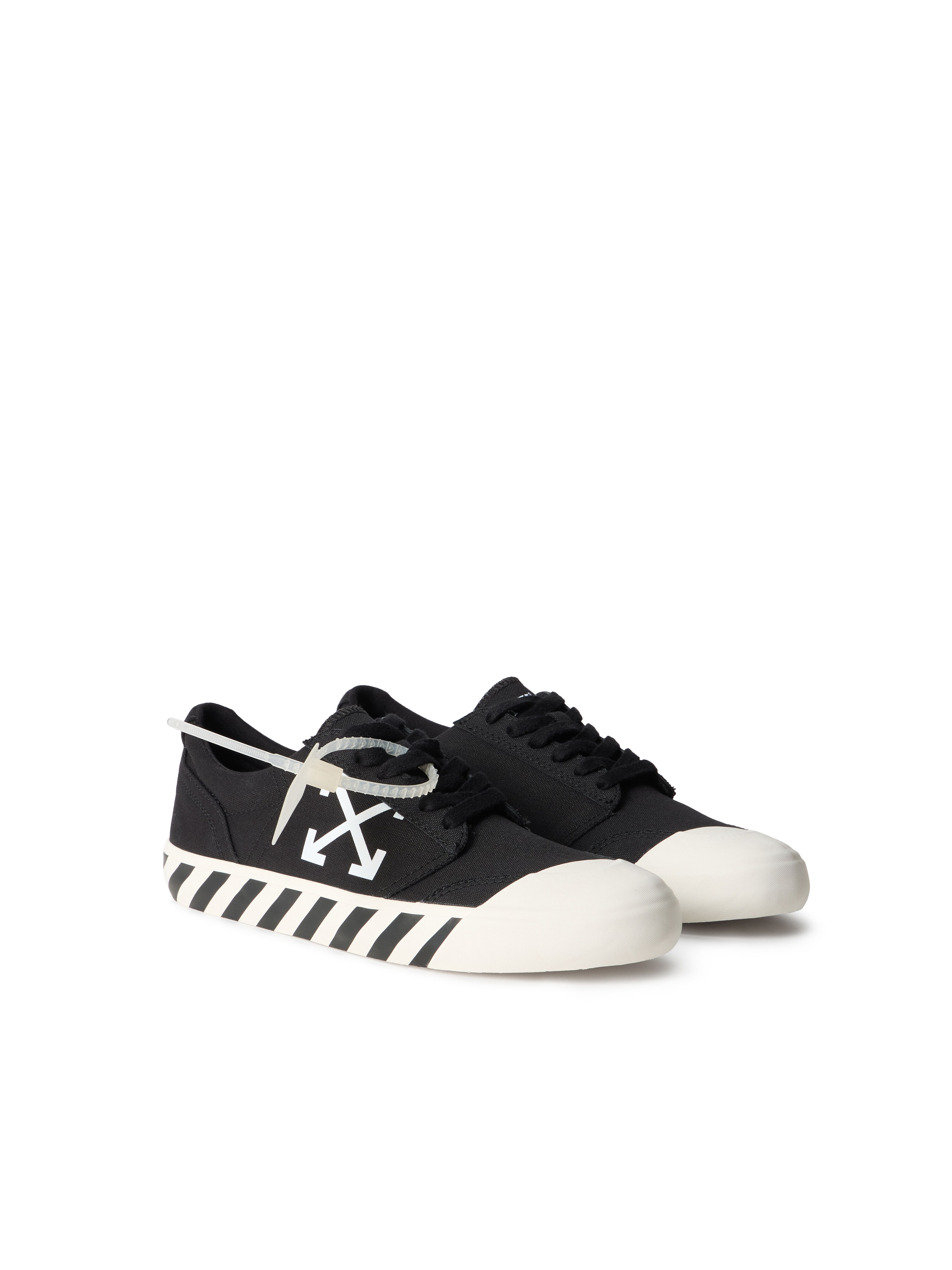 OFF WHITE Vulcanized Undercut Sneakers BLACK/WHITE OWIA28QC99FAB001