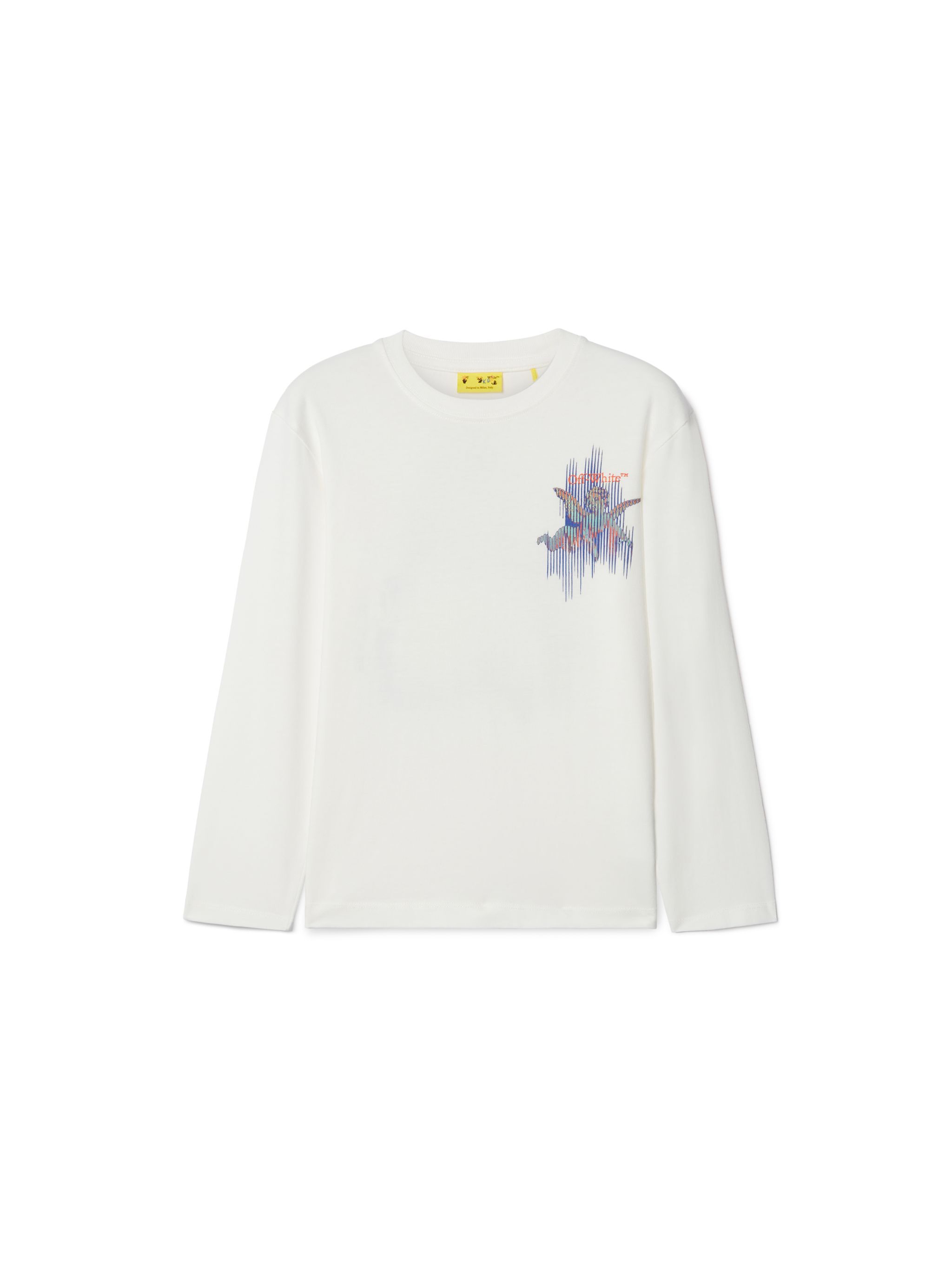 OFF WHITE Top Putti A Maniche Lunghe BIANCO OBAB001S25JER002