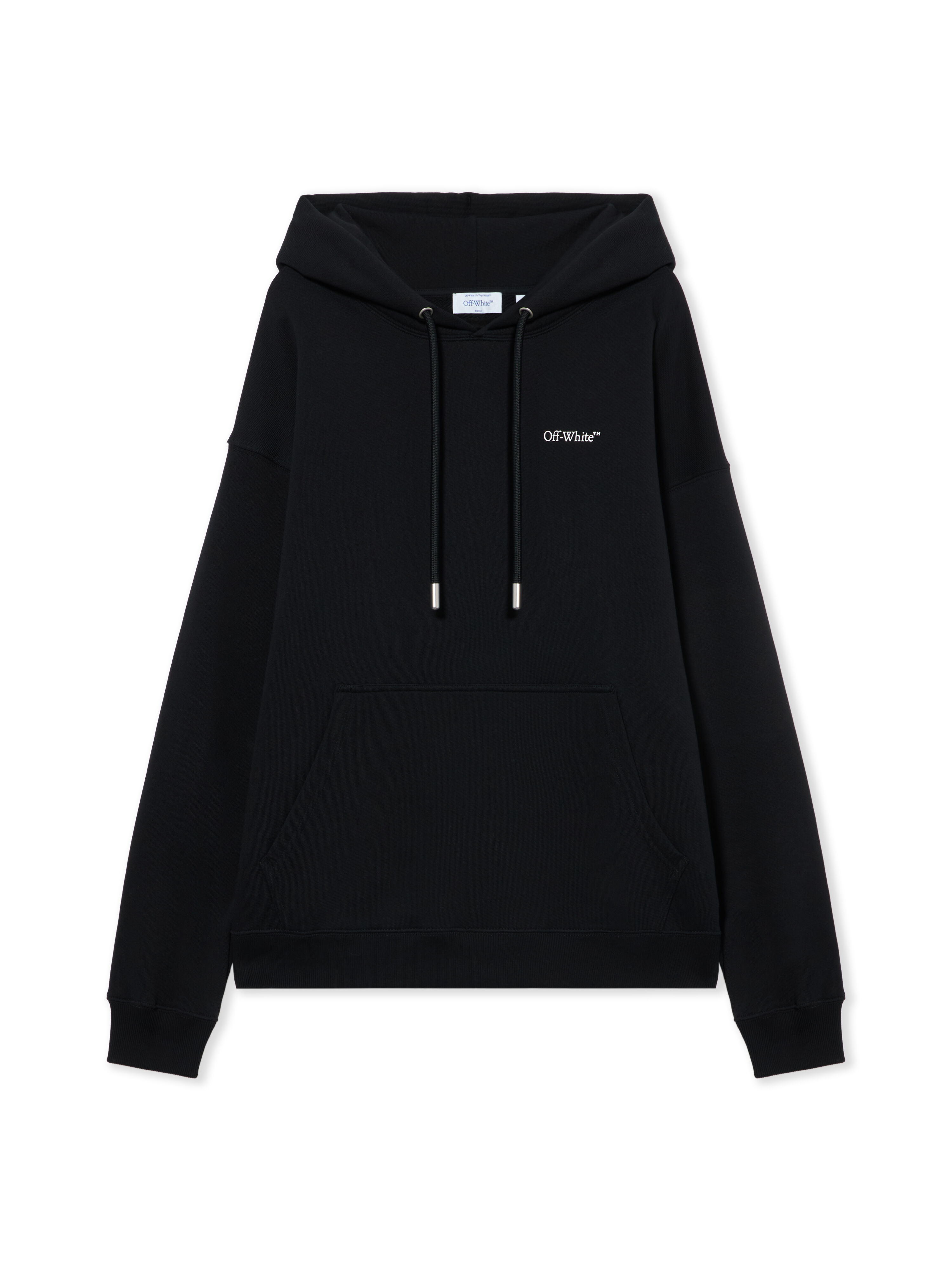 OFF WHITE Cloud Arrow Skate Hoodie BLACK-WHITE 44MBB085G5F00J