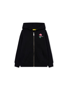 Arrow Flower Zip-Up Hoodie OFF WHITE Arrow Flower Zip-Up Hoodie BLACK 44GBE001F26F001
