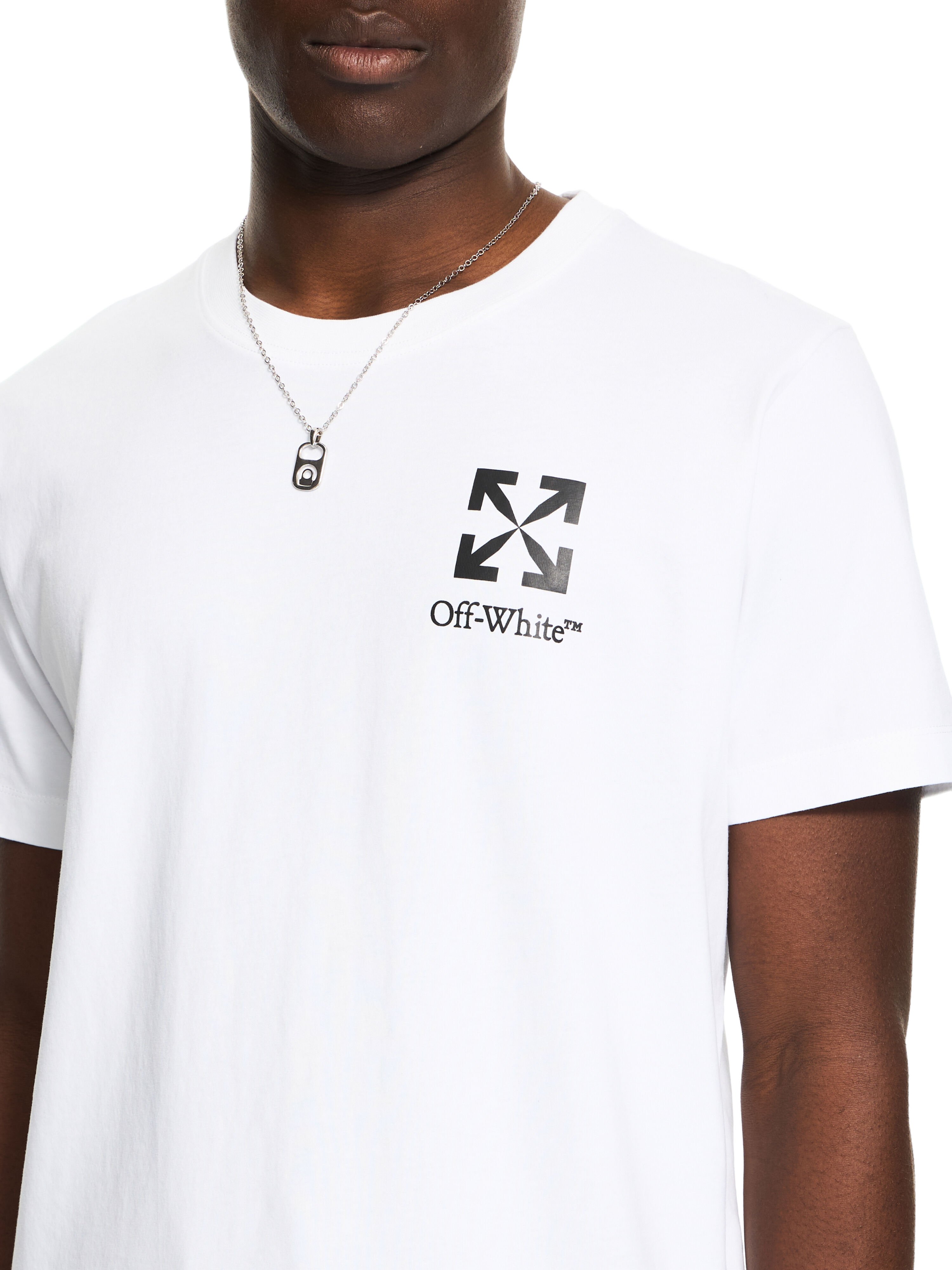 OFF WHITE Small Arrow Slim T-shirt WHITE 44MAA027S26J00B