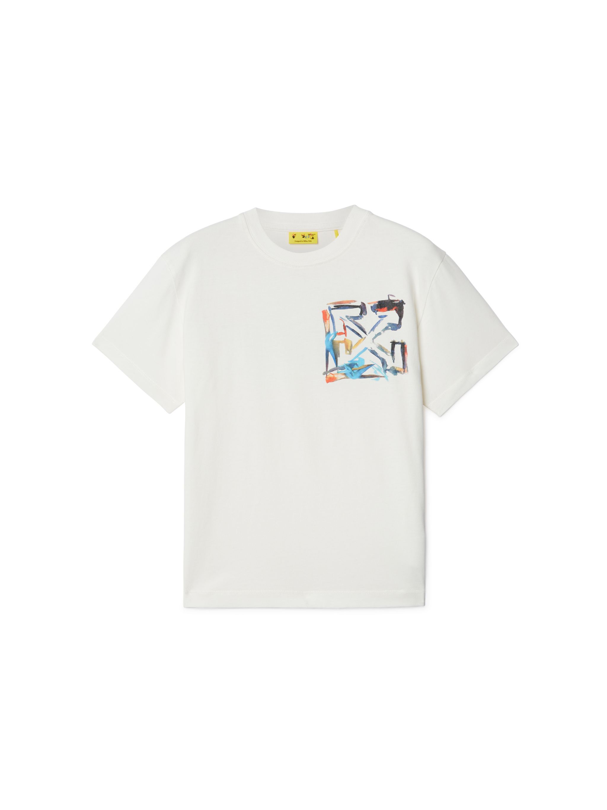 OFF WHITE Watercolor Arrow T-Shirt WHITE OBAA002S25JER00C
