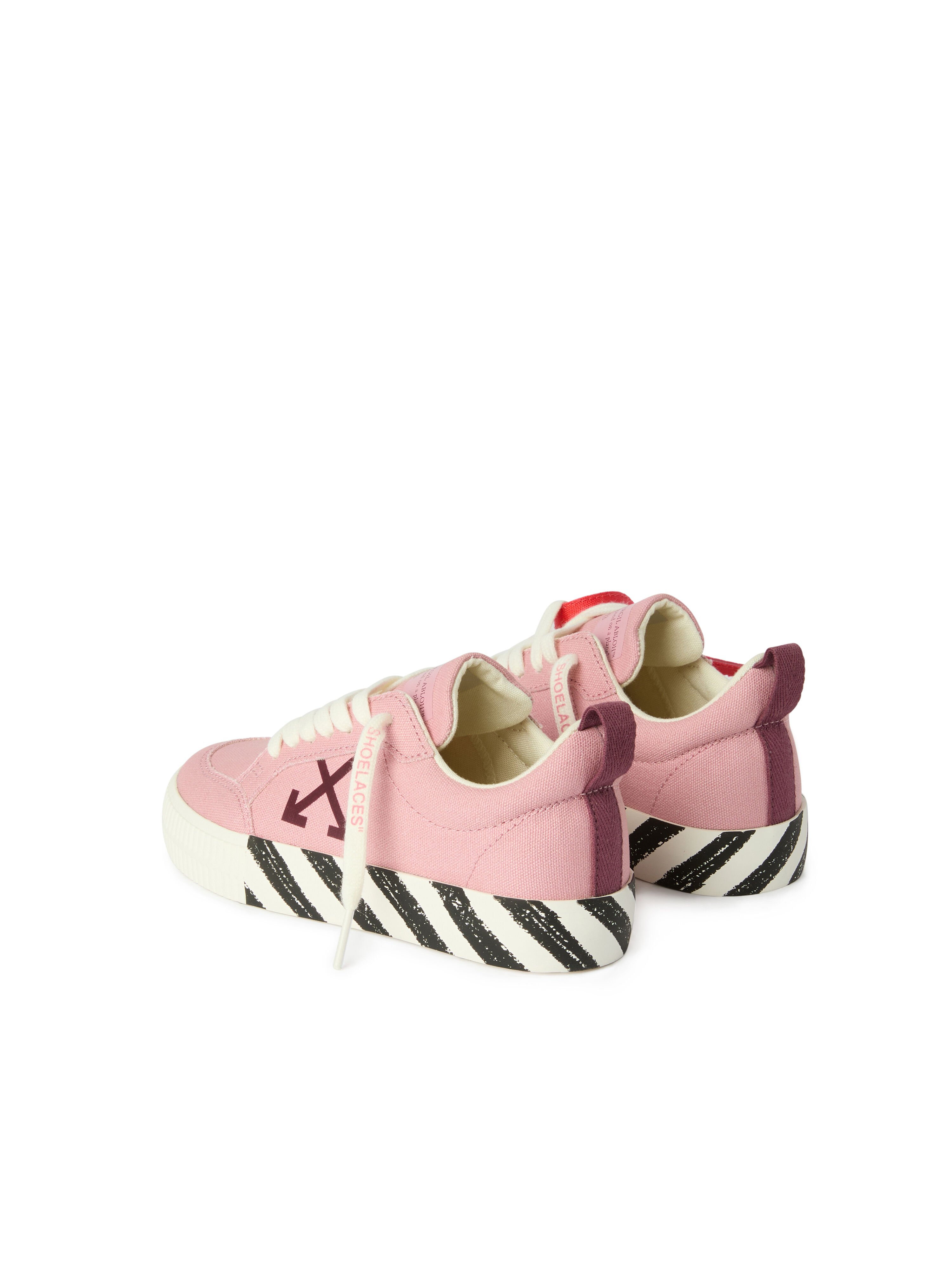 OFF WHITE Vulcanized Low Sneakers PINK/BURGUNDY OF06023655