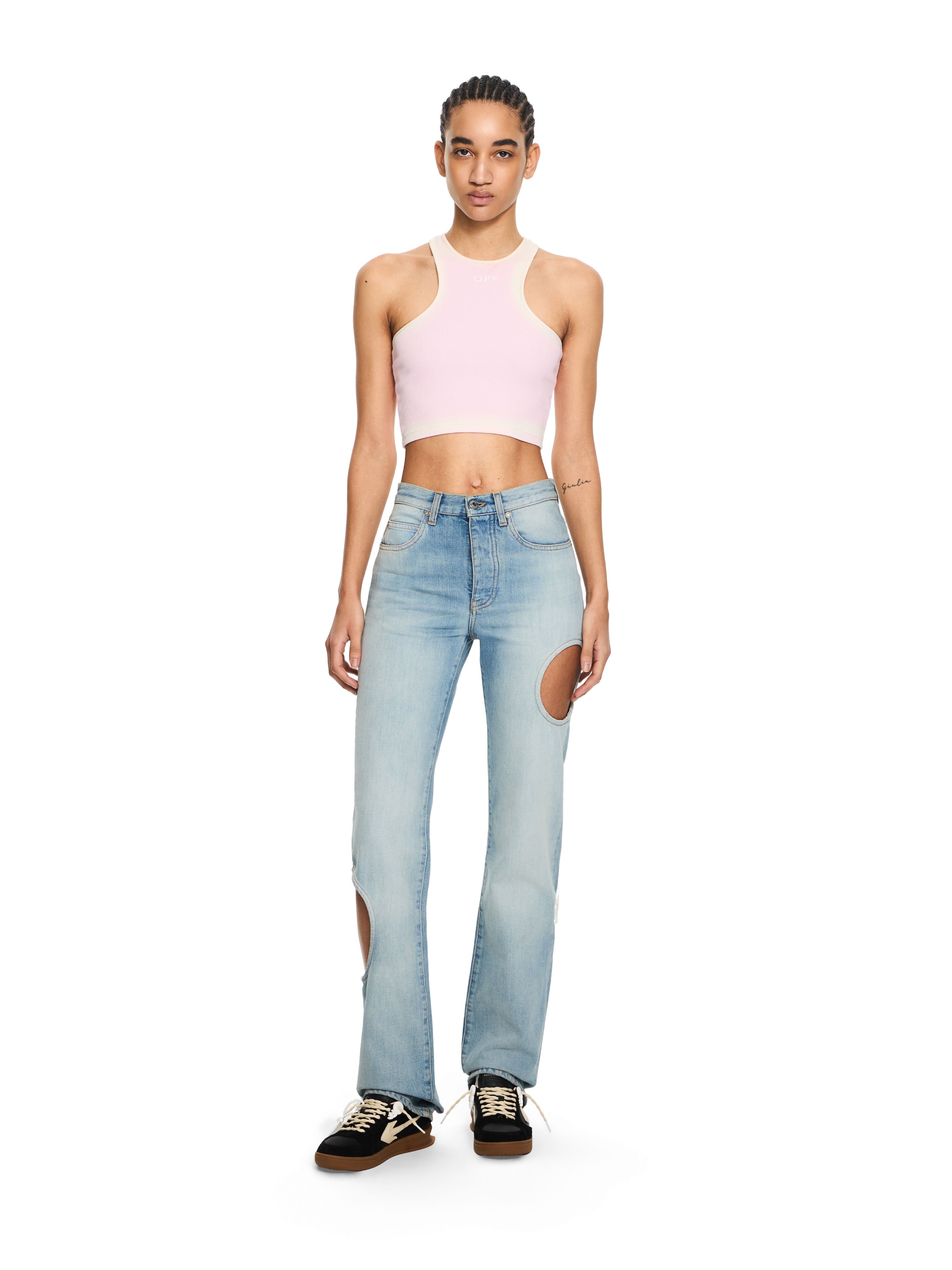 OFF WHITE New Meteor Denim Pants Bleach-No Color 2YA06ES26DEN001