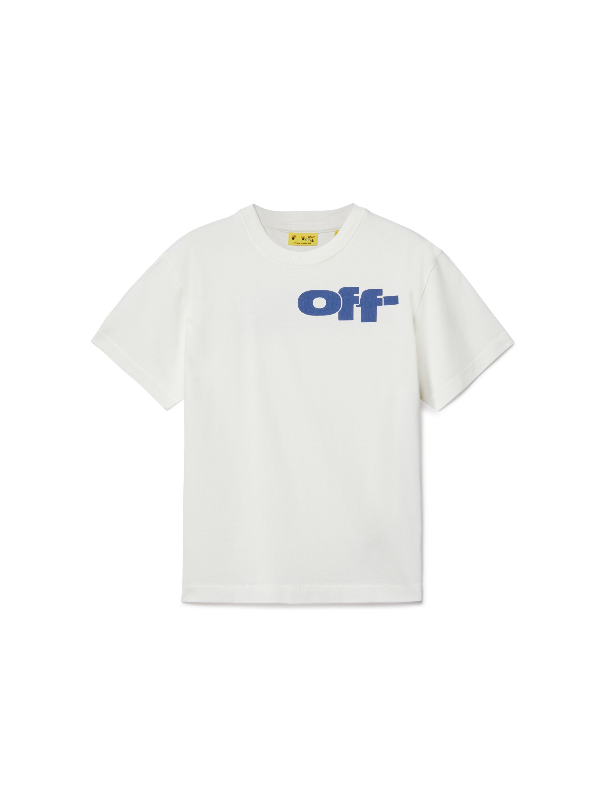 OFF WHITE Off Split T-Shirt WHITE OBAA002S25JER002