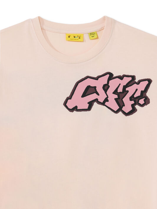 Graffiti T-Shirt OFF WHITE Graffiti T-Shirt CRYSTAL PINK 44GAA001F26J004