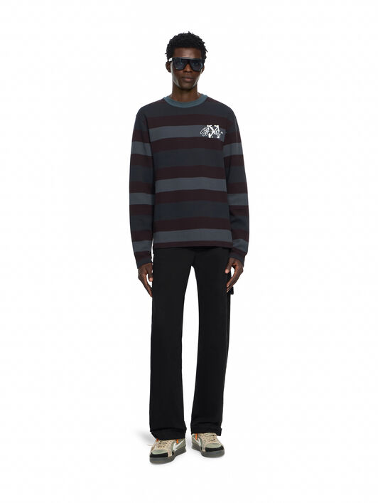 OFF WHITE Racing Staff Cotton Gabardine Pants BLACK 44MCF04RF26F001