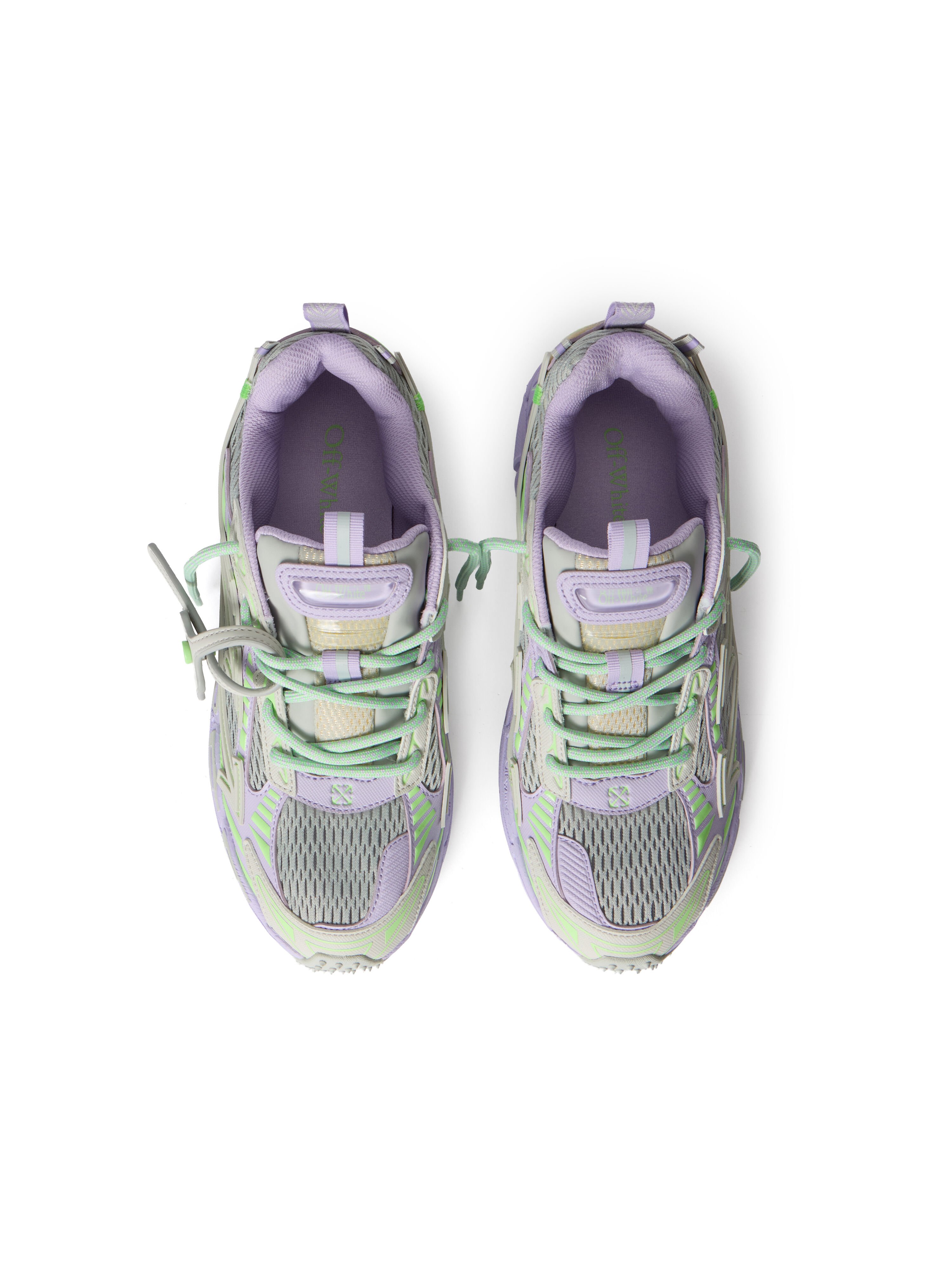 OFF WHITE Be Right Back Sneakers GREY - LAVANDER OWIA289F25FAB001