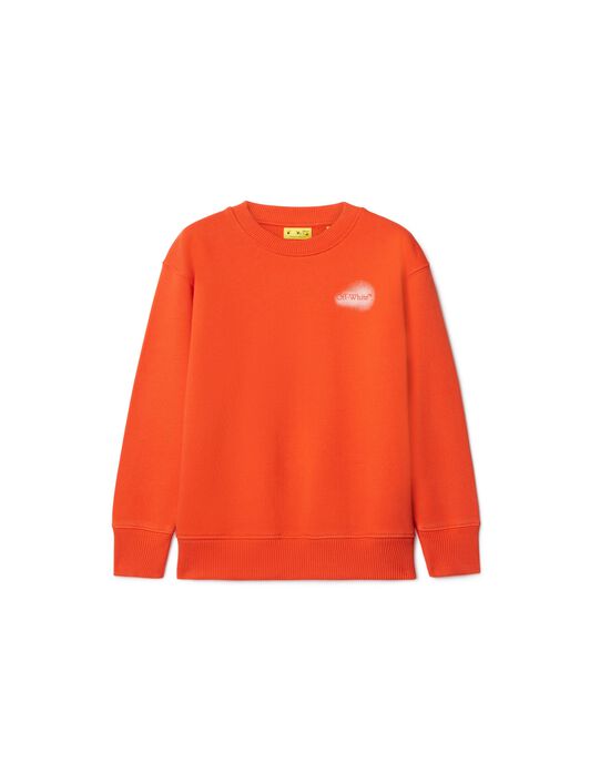 OFF WHITE Spray Arrow Sweatshirt ORANGE OBBA001S25FLE004