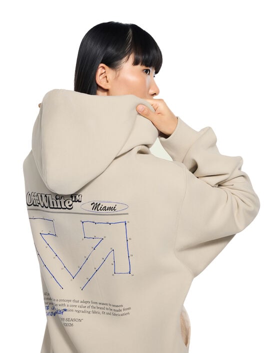 Connect Dots Regular Hoodie OFF WHITE Connect Dots Regular Hoodie Beige-No Color 29E00727T