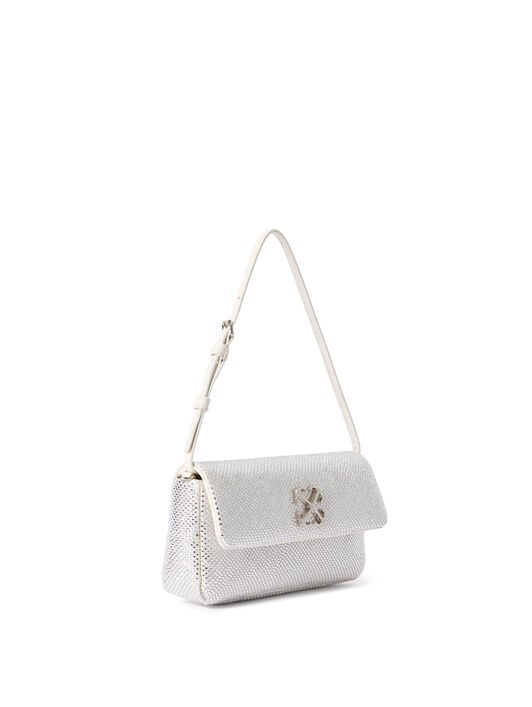 Jitney Shoulder 0.7 Strass Bag OFF WHITE Jitney Shoulder 0.7 Strass Bag FLAME OWNN18BF25FAB001