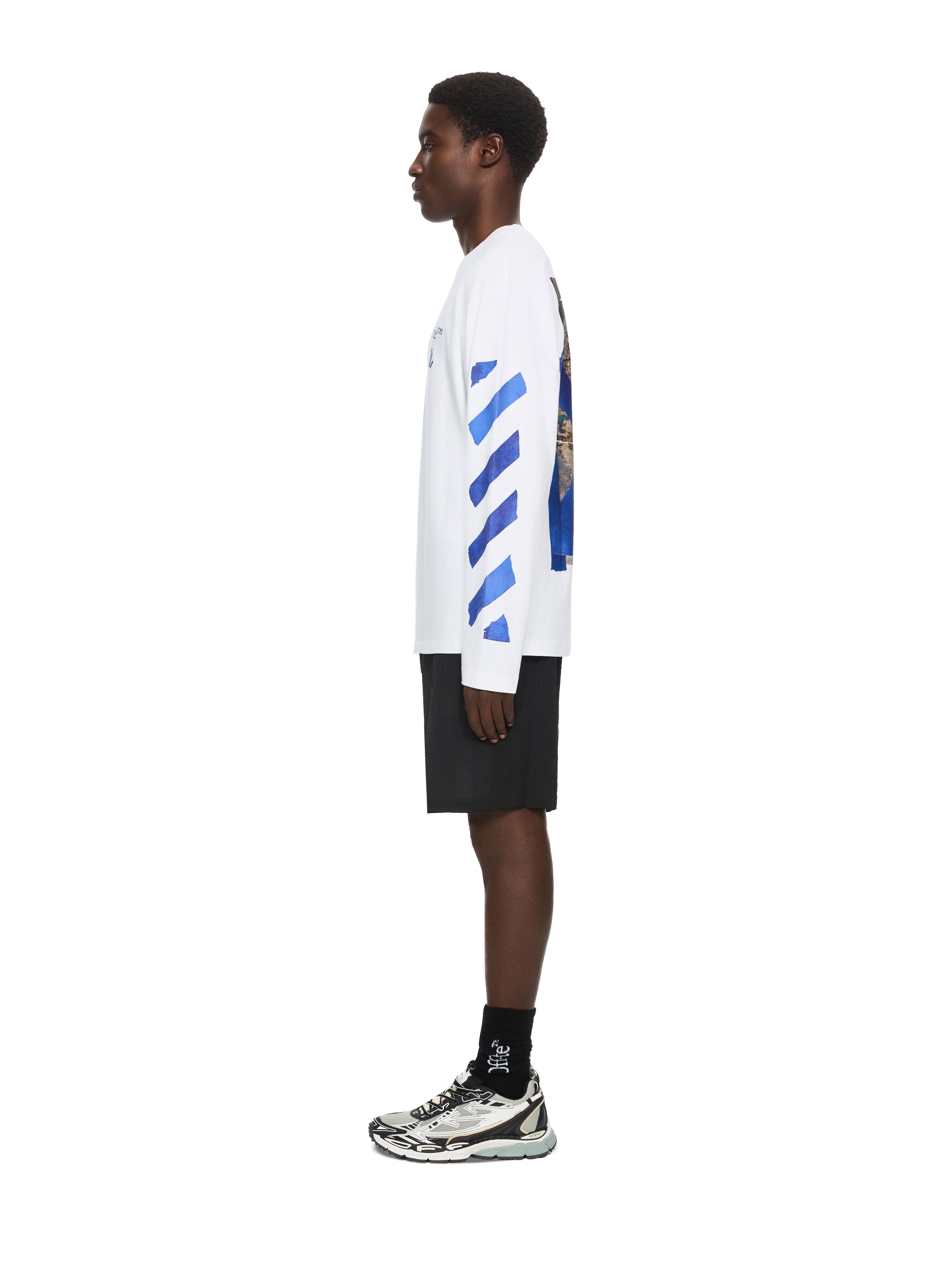Bacco Arrow Skate Long Sleeve T-Shirt OFF WHITE Bacco Arrow Skate Long Sleeve T-Shirt WHITE 44MAB09CF26J007