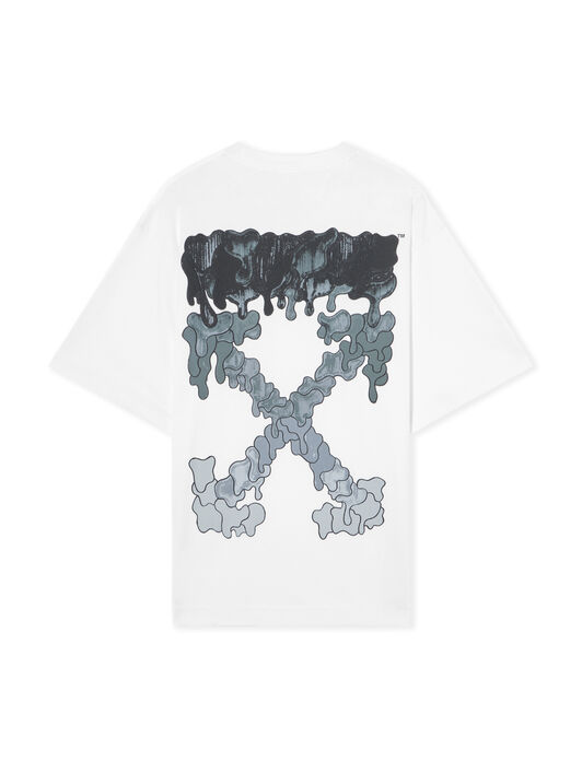 OFF WHITE Dripping Arrow Skate T-Shirt WHITE 44OWOS26T079