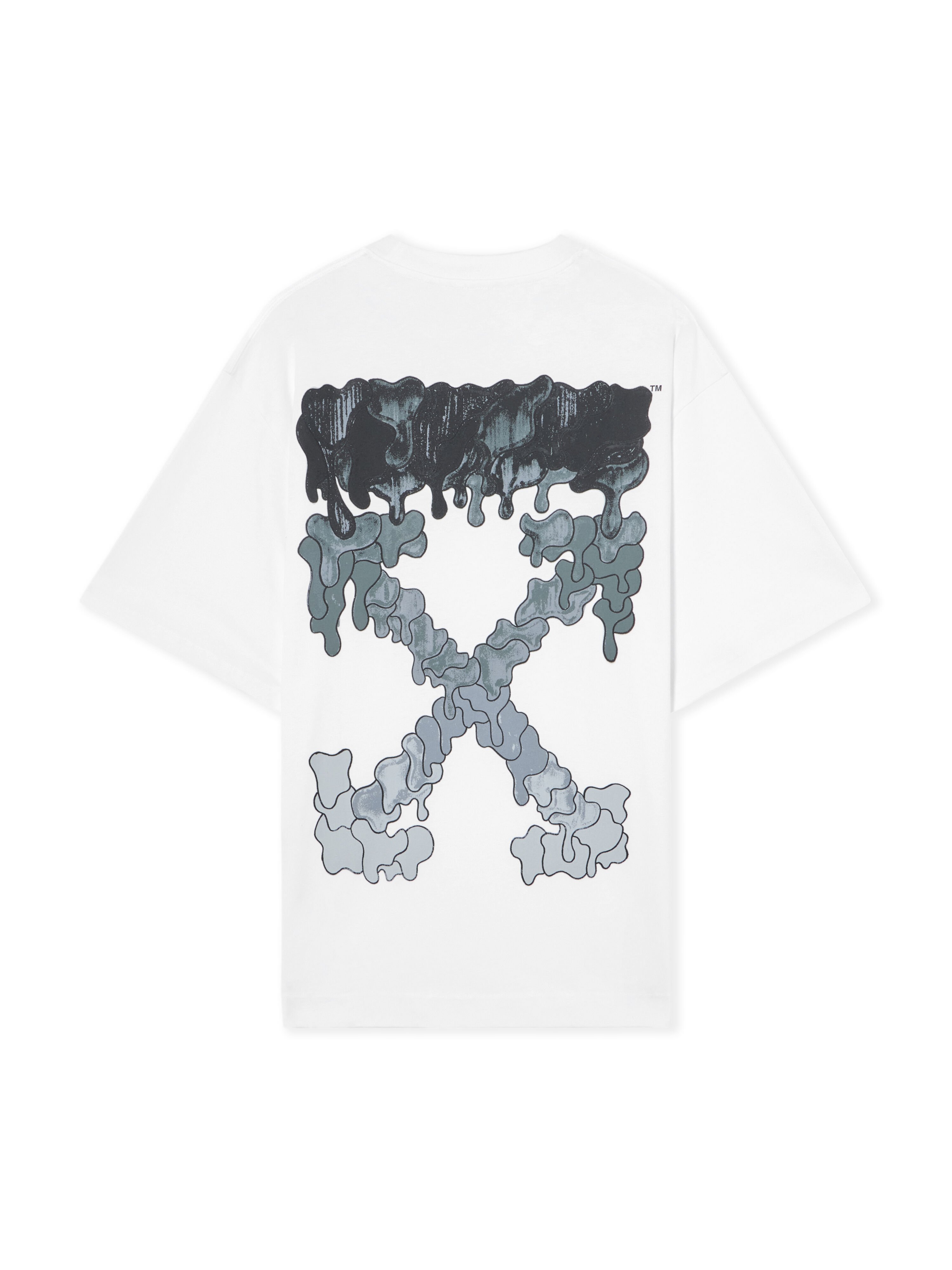 OFF WHITE Dripping Arrow Skate T-Shirt WHITE 44OWOS26T079