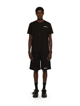 OFF WHITE Ink Arrow Slim Logo Tee BLACK - WHITE OMAA027F25JER007