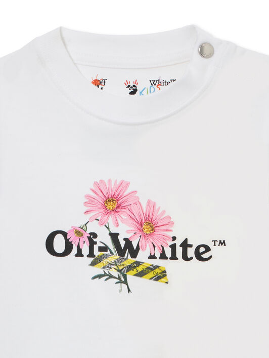 OFF WHITE Daisy Logo Tee S/S WHITE 44GXB001S26J001
