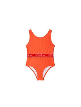 OFF WHITE Bookish Logo Band Swimsuit PINK OGXC001S25FLE003
