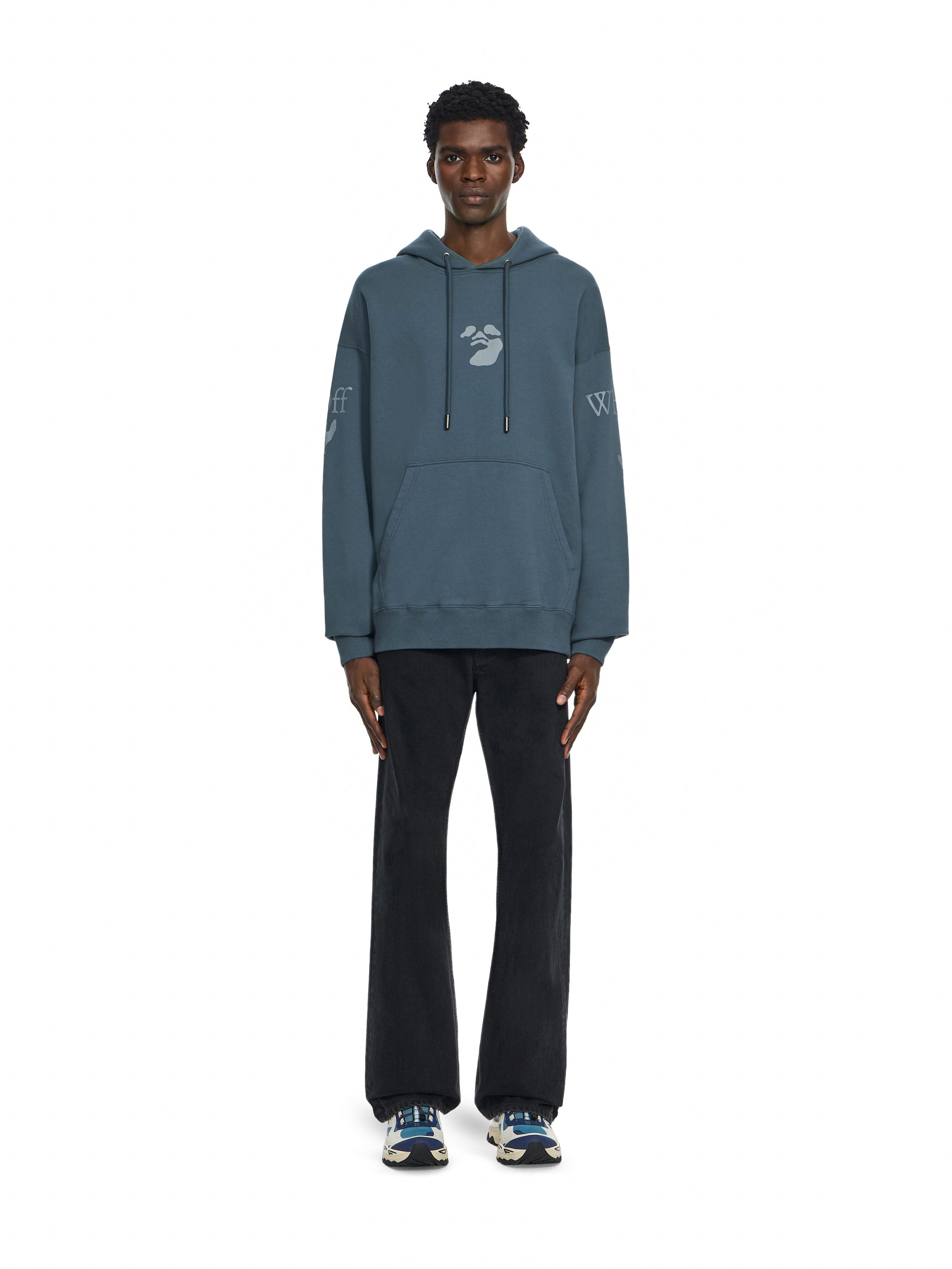 Swimming Logo Skate Hoodie OFF WHITE Swimming Logo Skate Hoodie DARK SLATE 44MBB085F26F002