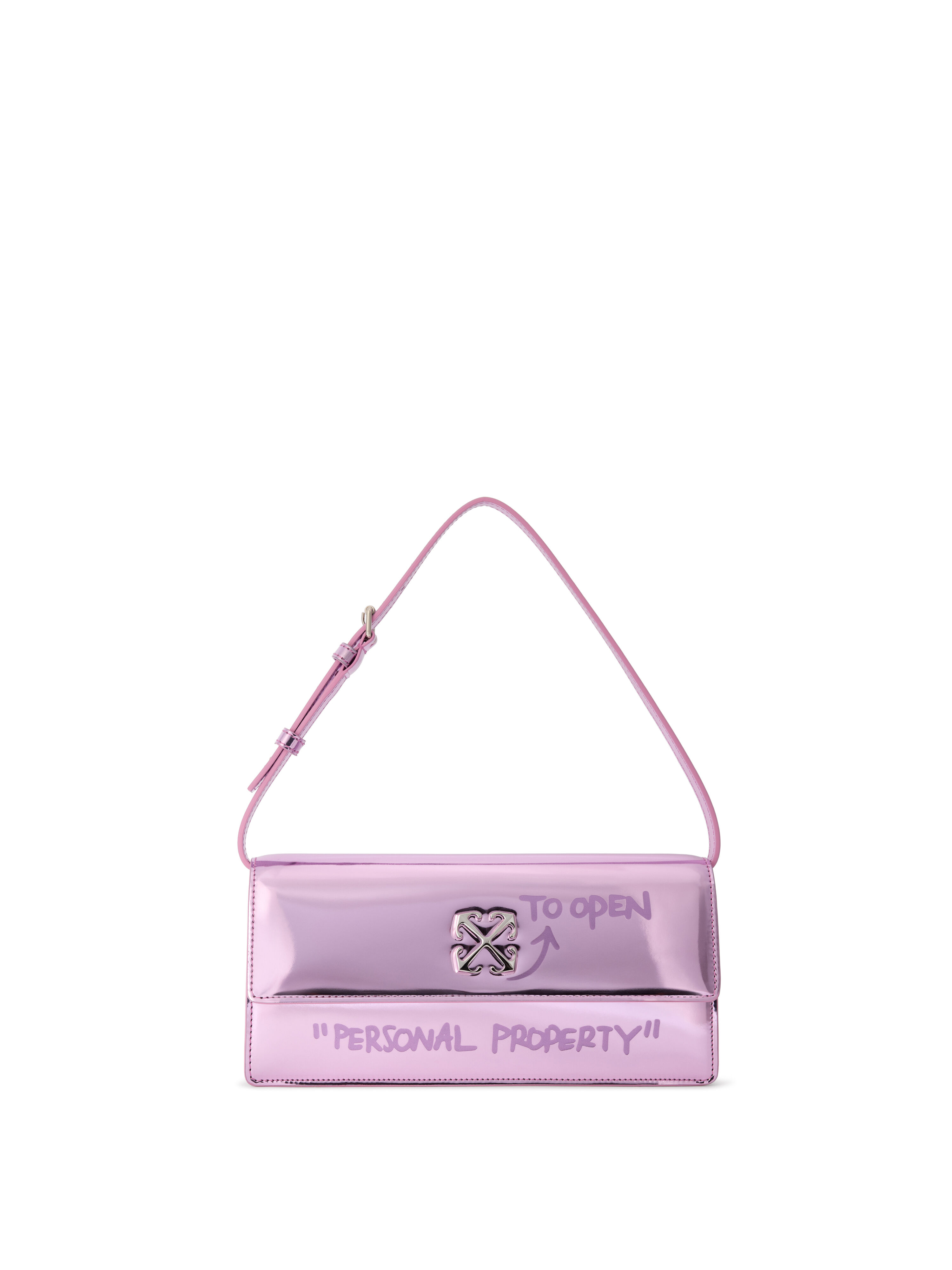 OFF WHITE Jitney 1.0 Shoulder Bag FUCHSIA - FUCHSIA OWNN172F25FAB002
