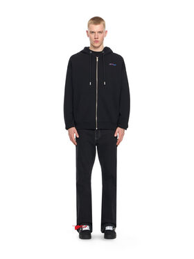 OFF WHITE Gradient Full Zip Hoodie BLACK 44OWOS26K052