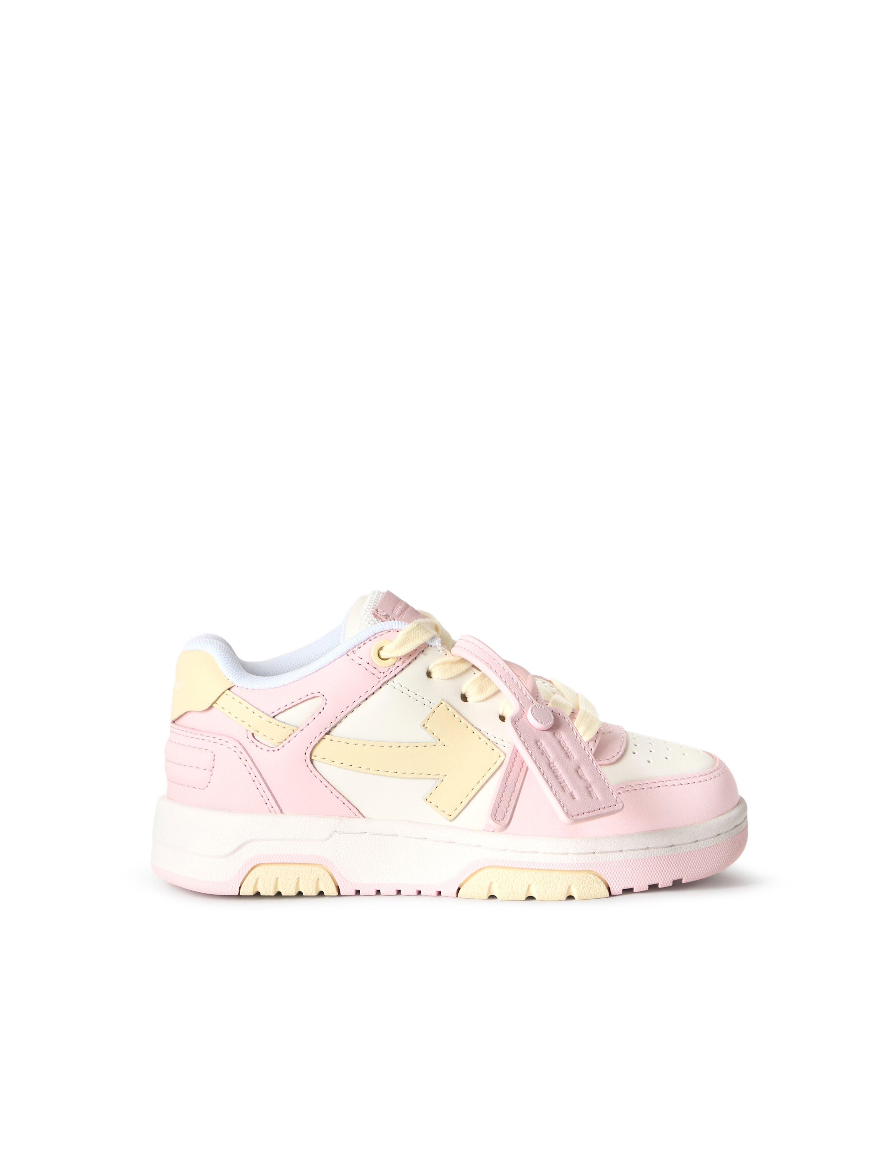 OFF WHITE Out Of Office Sneakers SOFT PINK - LIGHT YELLOW OGIA007S26LEA001
