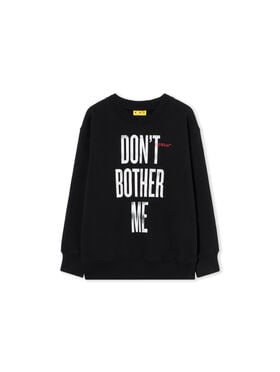 OFF WHITE Quote Crewneck Sweatshirt BLACK - RED OBBA001F25FLE006