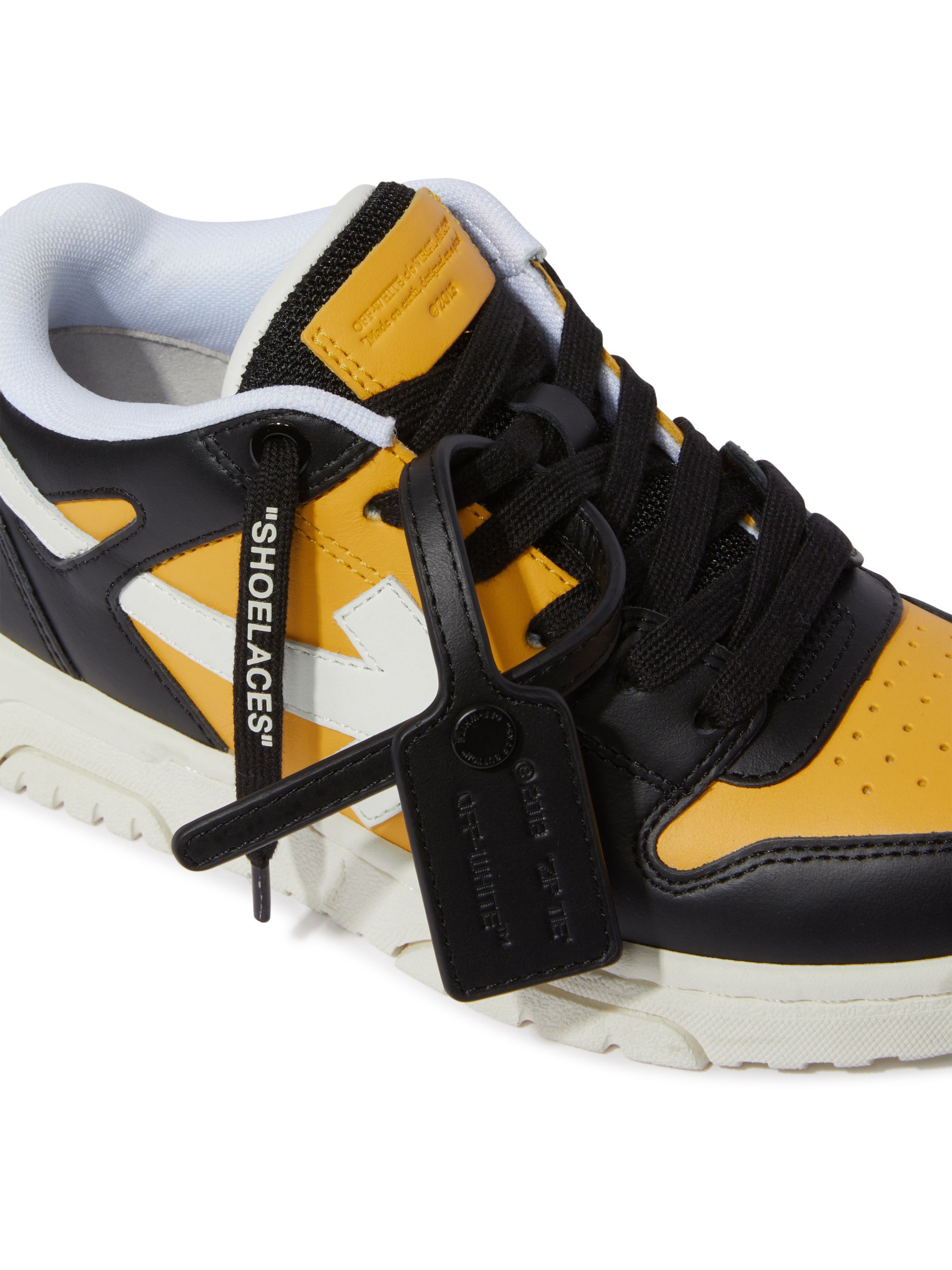 OFF WHITE Out Of Office Ocher Yellow/Black BLACK OBIA011S25LEA001