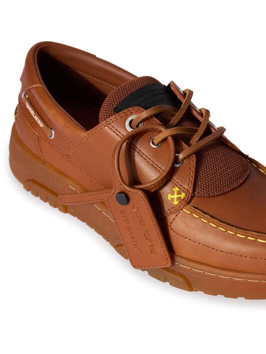 Snoooafer Sneakers OFF WHITE Snoooafer Sneakers BROWN - DARK BROWN OMIY001F25LEA001