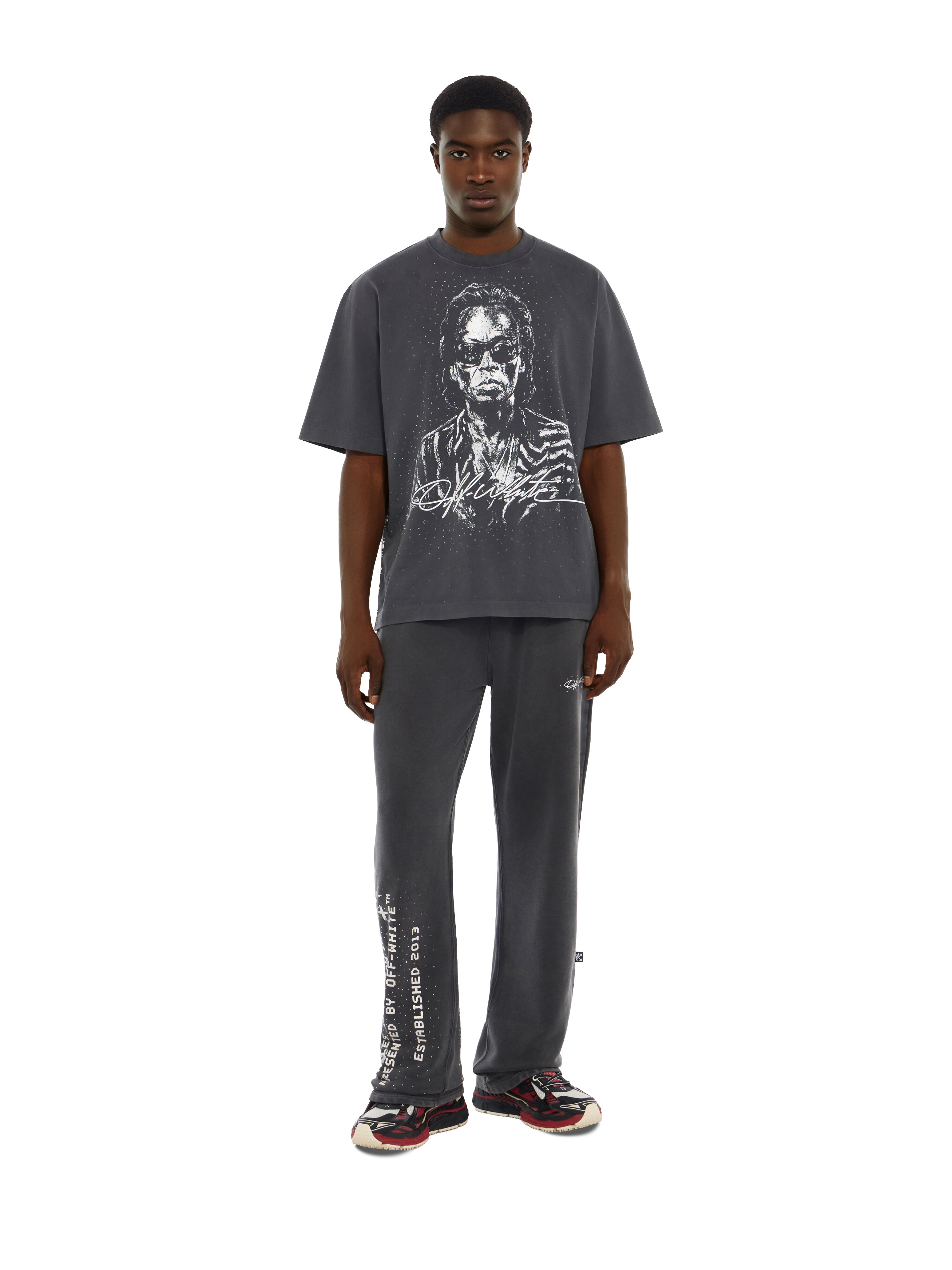 Miles Davis Stadium Sweatpants OFF WHITE Miles Davis Stadium Sweatpants BLACK 44MCH05AG26F002