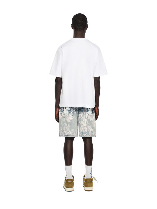 OFF WHITE Stroke 2 Arrow Skate T-Shirt WHITE 44MAA120F26J00J
