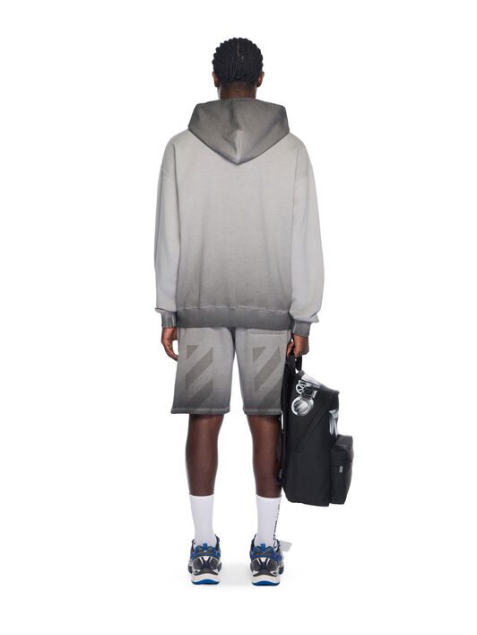 Laundry Diagonal Skate Sweatshorts OFF WHITE Laundry Diagonal Skate Sweatshorts DEGRADÉ BLACK - DEGRADÉ BLACK OMCI013F25FLE00B