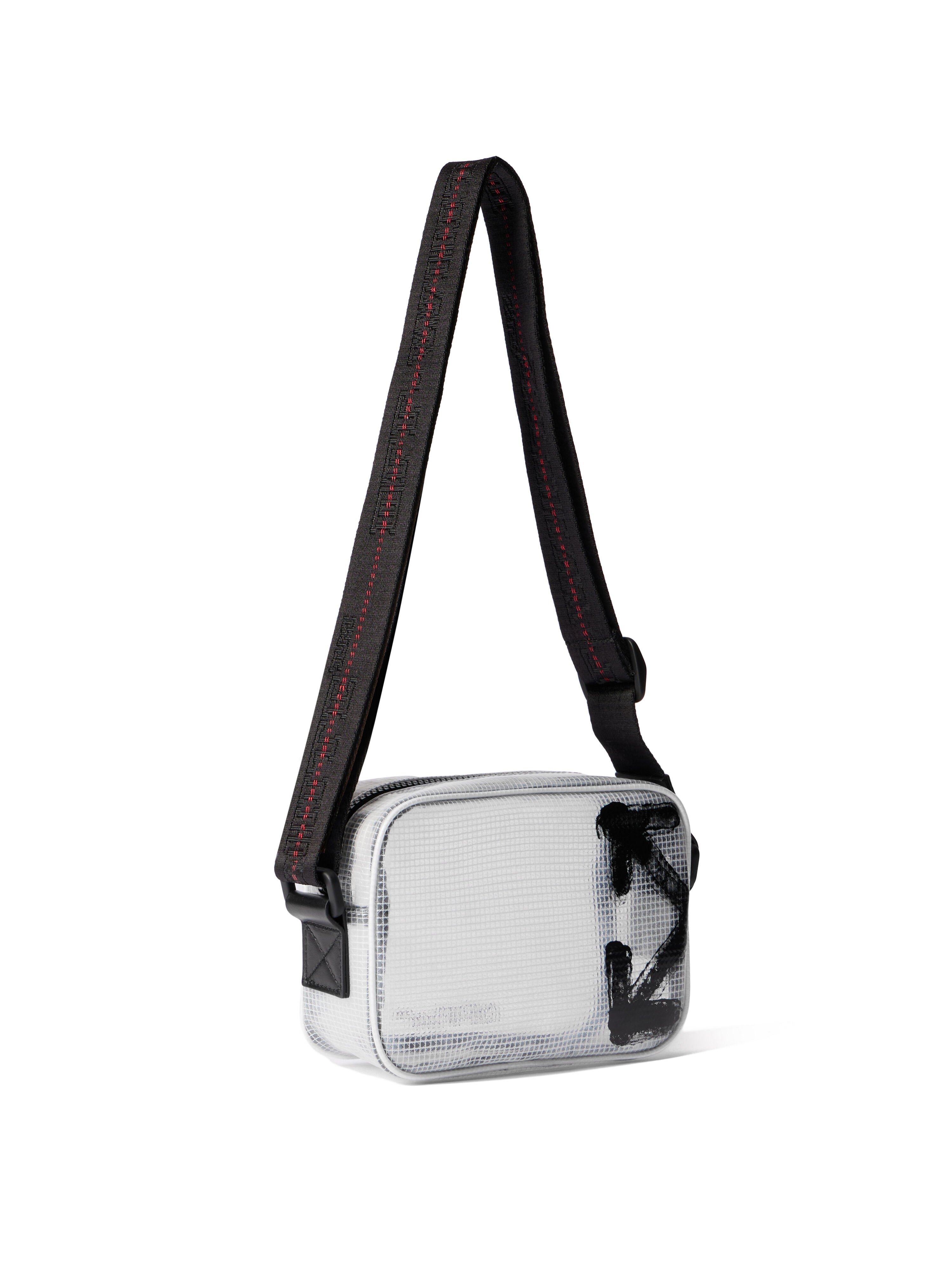 OFF WHITE Heritage Ripstop Camera Bag TRANSPARENT - BLACK OMNQ09AC99FAB001