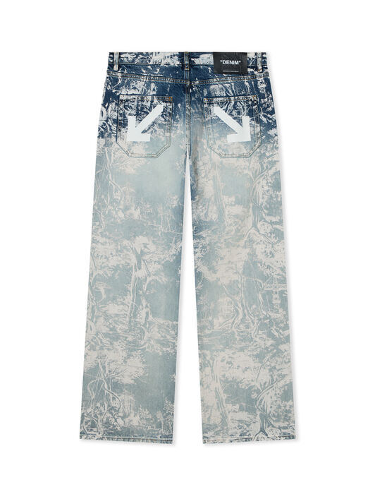 OFF WHITE City Nature Slim Relaxed Jeans OMBRE BLEACH BLUE 44MYA18JF26D00D
