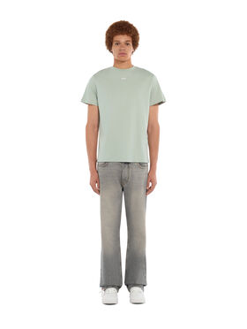 OFF WHITE Off Stamp Slim T-Shirt JADEITE 44OWOS26T002